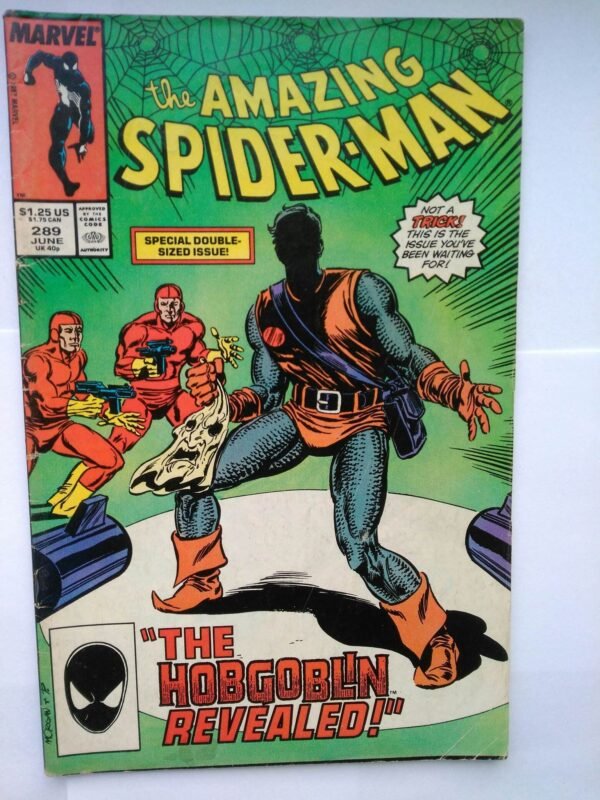 Komiks Amazing Spiderman 289 June 1987 Hobgoblin Revealed