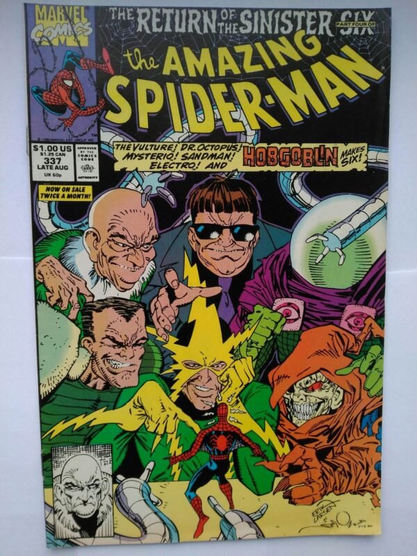 Komiks Amazing Spiderman 337 August 1990