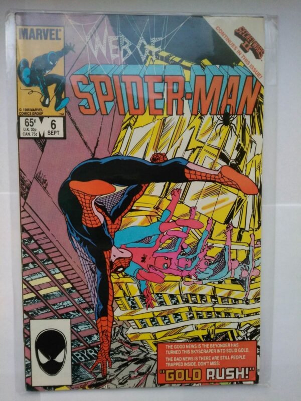 1818.jpg Komiks Web of Spiderman 6 September 1985
