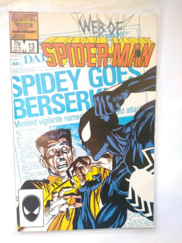 Komiks Web of Spiderman 13 April 1986