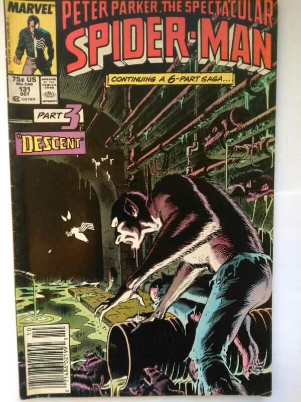 Komiks Spectacular Spiderman 131 Oct 1987