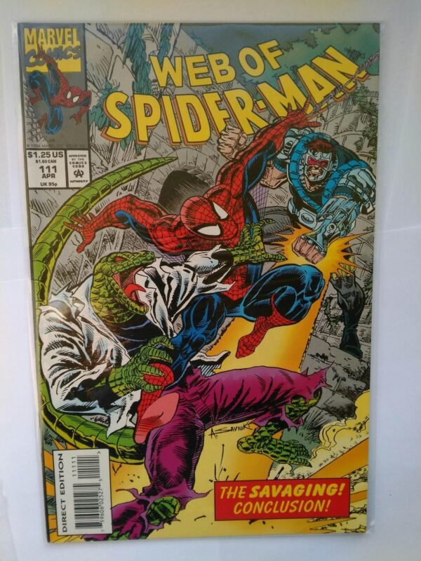 1854.jpg Komiks Web of Spiderman 111 April 1994