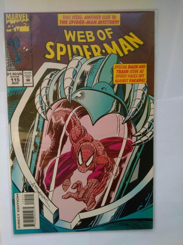 1855.jpg Komiks Web of Spiderman 115 August 1994