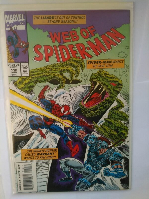 1857.jpg Komiks Web of Spiderman 110 March 1994