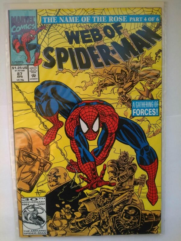 Komiks Web of Spiderman 87 April 1992