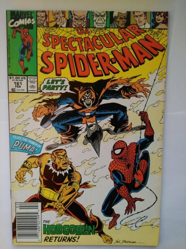 Komiks Spectacular Spiderman 161 February 1990