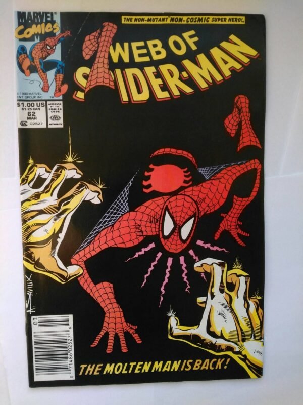 1868.jpg Komiks Web of Spiderman 62 March 1990