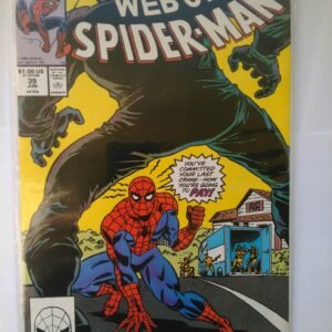 Komiks Web of Spiderman 39 June 1988