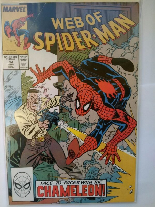 Komiks Web of Spiderman 54 Sept 1989