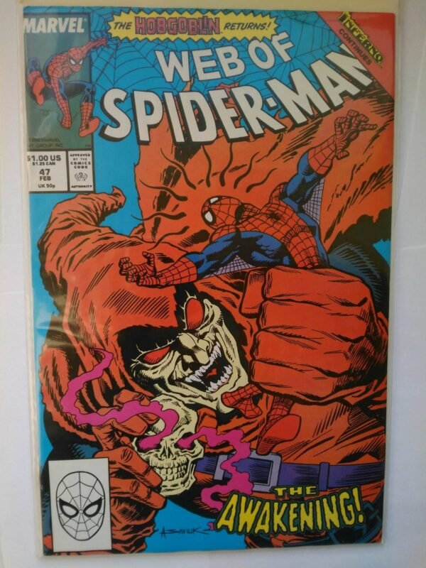 1879.jpg Komiks Web of Spiderman 47 February 1988