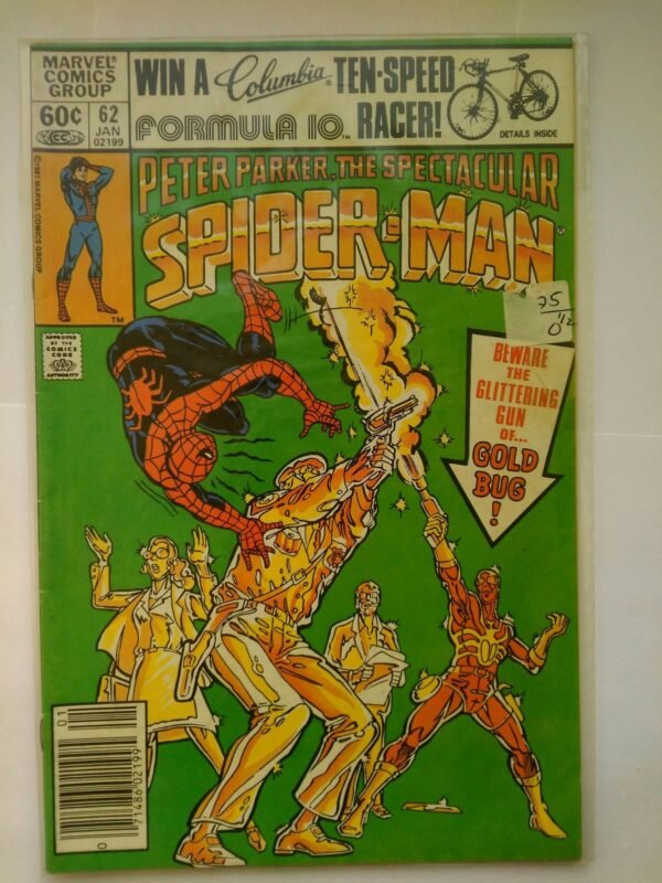 Komiks Spectacular Spiderman 62 January 1982