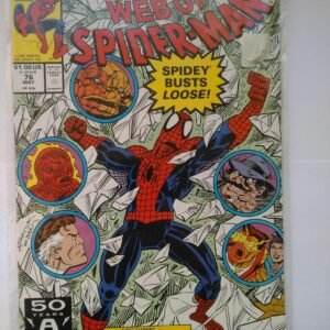Komiks Web of Spiderman 76 May 1991