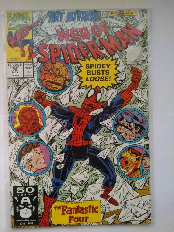 1896.jpg Komiks Web of Spiderman 76 May 1991