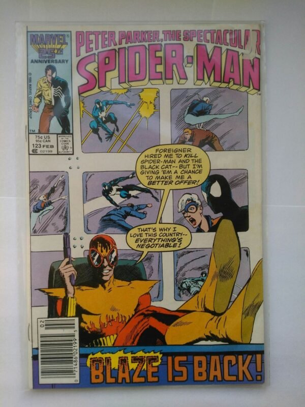 Komiks Spectacular Spiderman 123 February 1987