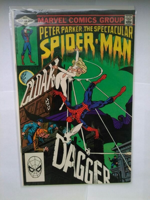 Komiks Spectacular Spiderman 64 March 1982 1st Cloak and Dagger
