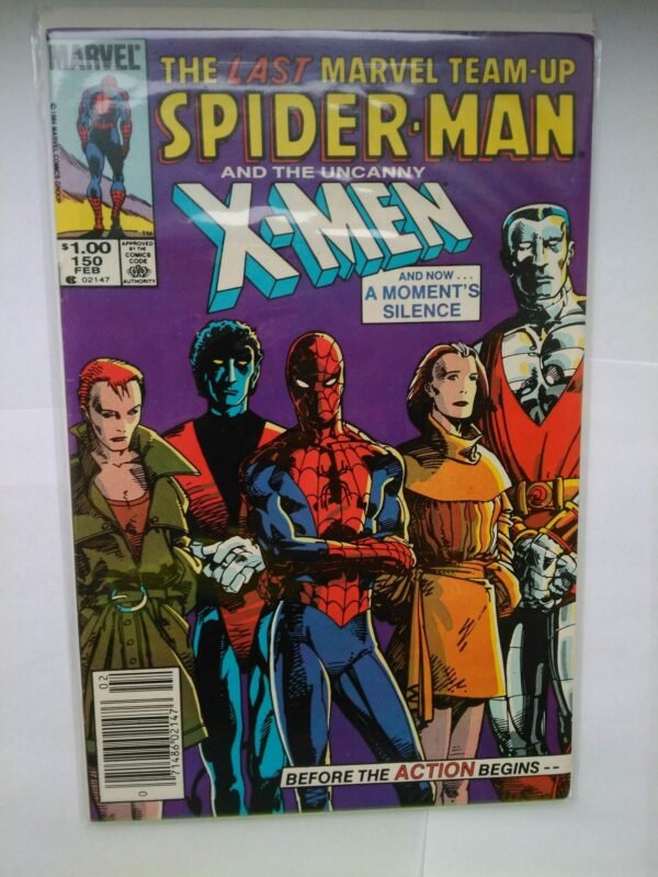 Komiks Marvel Team-Up Spiderman 150 Feb 1985 Last Issue