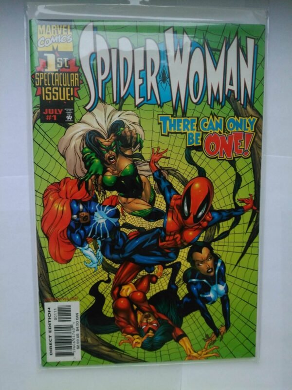 Komiks SpiderWoman 1 July 1999+Karta