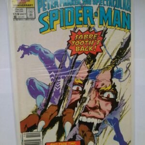 Komiks Spectacular Spiderman 119 October 1986 Sabretooths Back