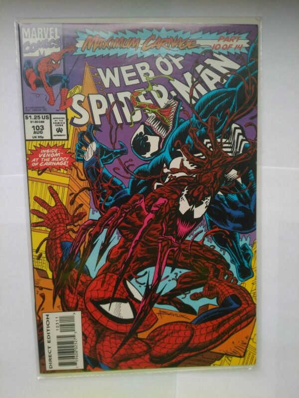 1936.jpg Komiks Web of Spiderman 103 August 1993 Maximum Carnage