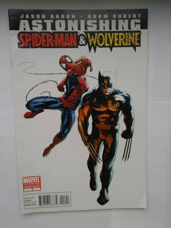 Komiks Astonishing SpidermanWolverine 1 2nd Printing Variant Cover