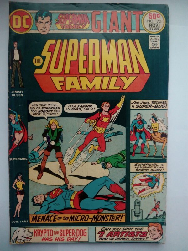 Komiks Superman Family Giant 173 1975