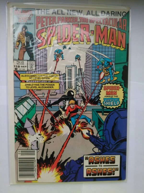 Komiks Spectacular Spiderman 118 Sept 1986