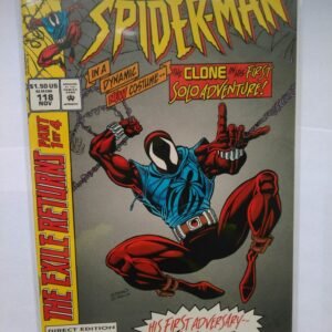 Komiks Web of Spiderman 118 Nov 1994 1st Ben Reilly as Scarlet Spider