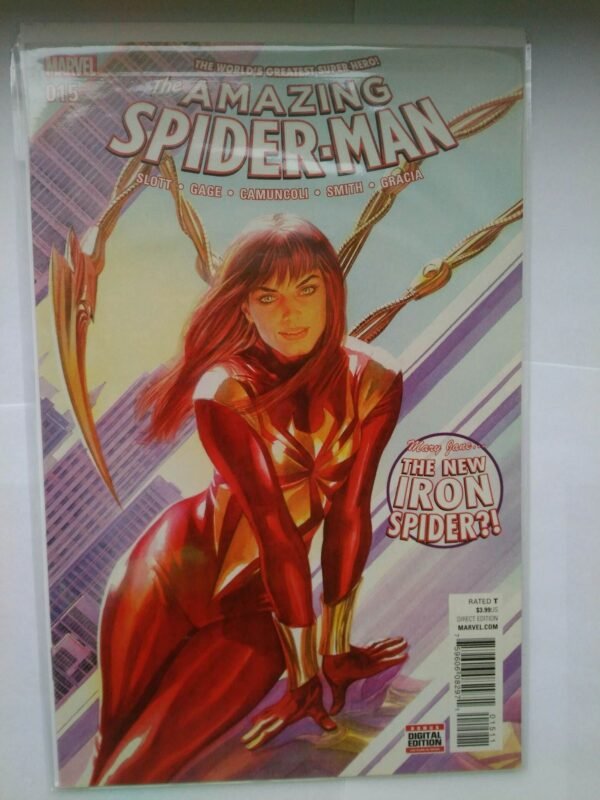 Komiks Amazing Spiderman 015 2016 Iron Spider Variant Cover