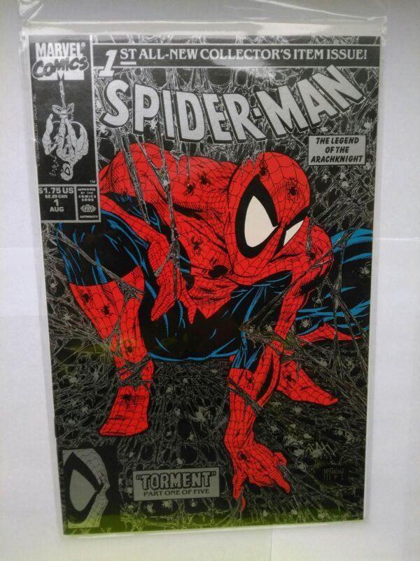 Komiks Spiderman 1 1990 Silver Variant Mcfarlane
