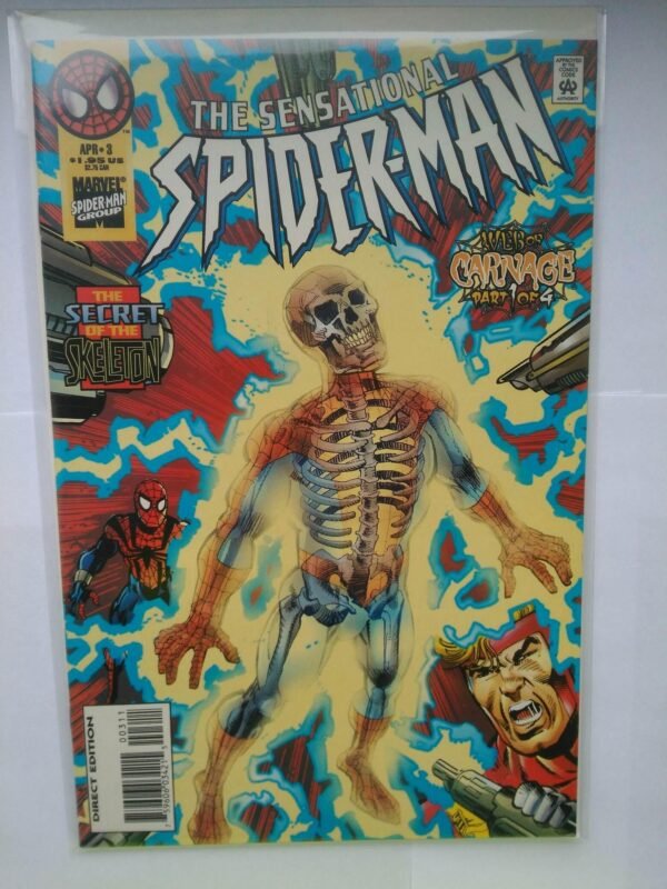 Komiks Sensational Spiderman 3 April 1996 Web of Carnage