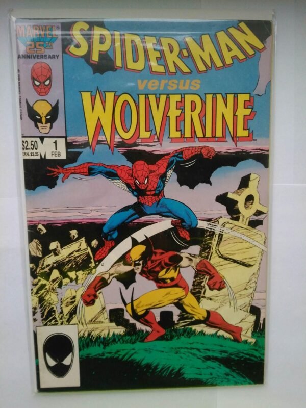 Komiks Spiderman vs Wolverine 1 Feb 1987