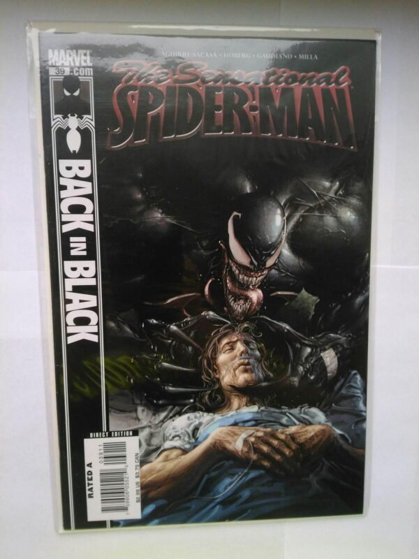 Komiks Sensational Spiderman Back in Black 39 2007 Venom Cover