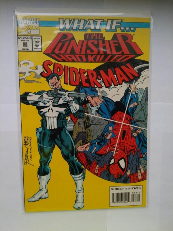 Komiks What if The Punisher had killed Spiderman 58 Feb 1994
