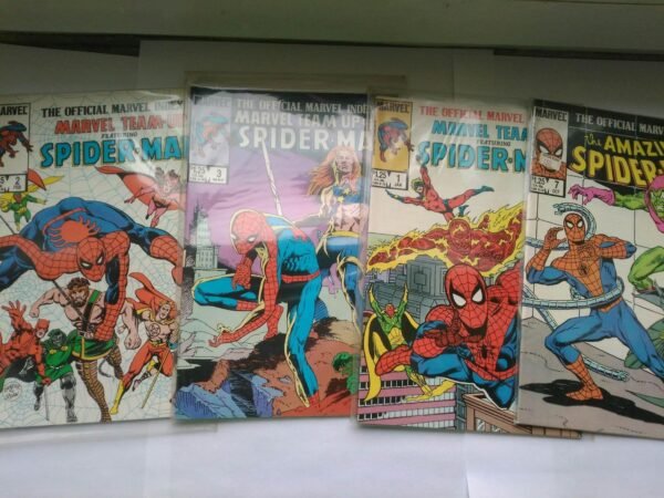 10 x Komiks Official Marvel Index to Amazing Spiderman Team Up