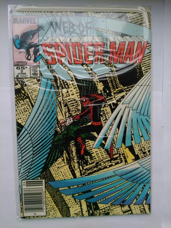 1993.jpg Komiks Web of Spiderman 3 June 1985
