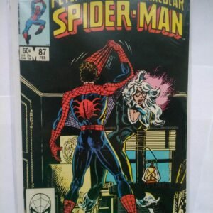 Komiks Spectacular Spiderman 87 Feb 1984 Identity Reveal Black Cat