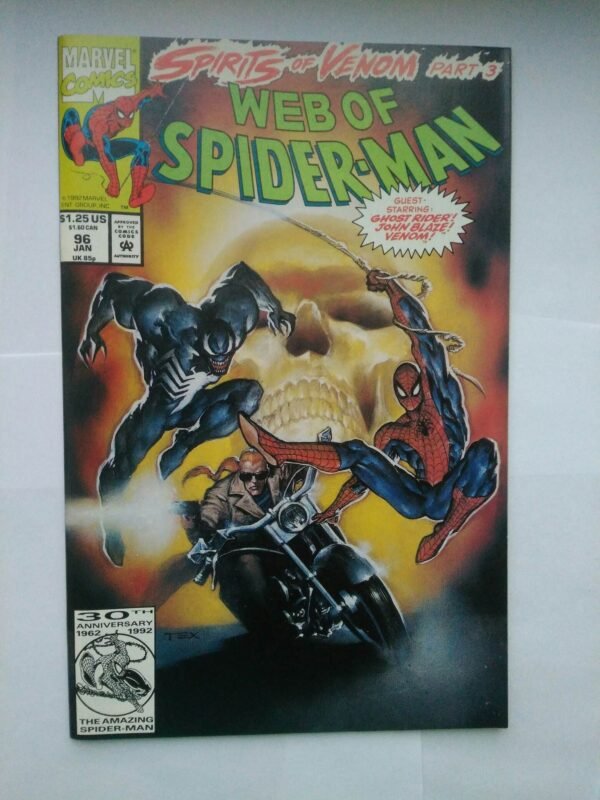 Komiks Web of Spiderman 96 January 1993