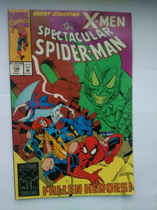 Komiks Spectacular Spiderman 199 April 1993 X-men