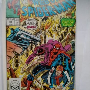 Komiks Web of Spiderman 43 October 1988