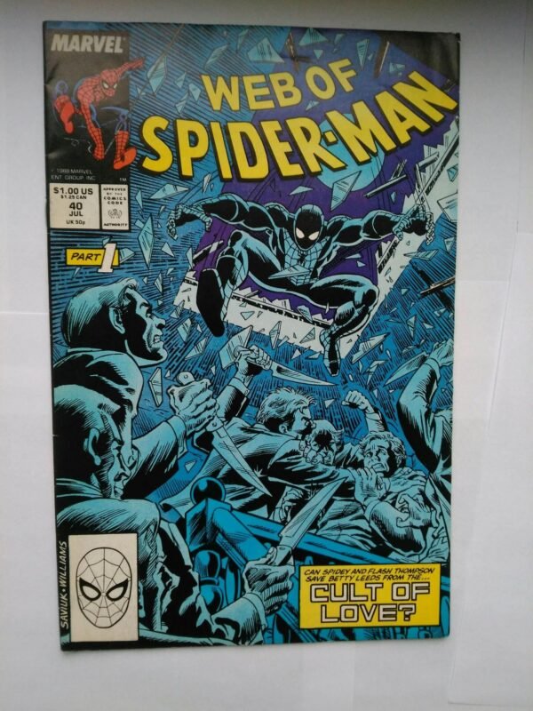 2071.jpg Komiks Web of Spiderman 40 July 1988