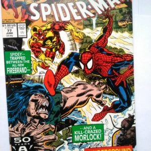 Komiks Web of Spiderman 77 June 1991