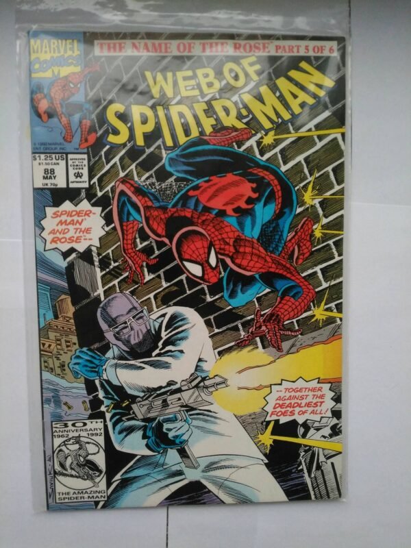 Komiks Web of Spiderman 88 May 1992