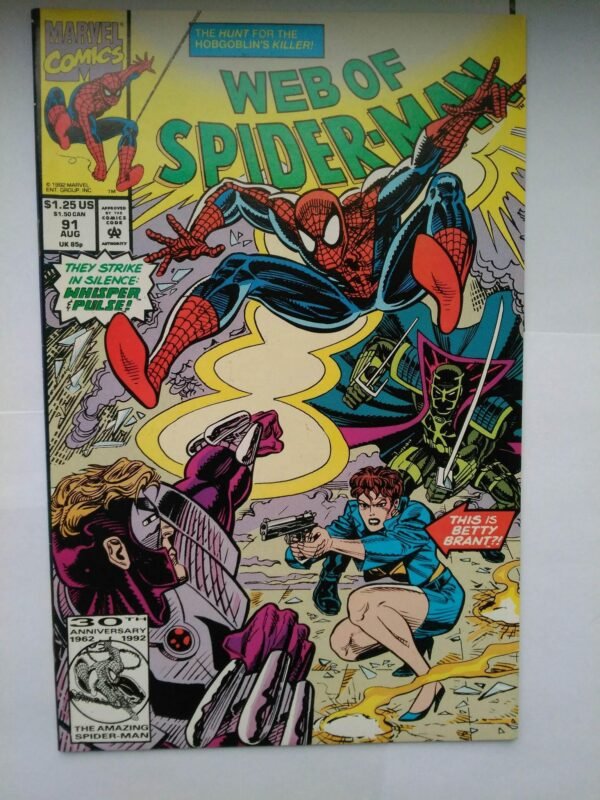 Komiks Web of Spiderman 91 August 1992