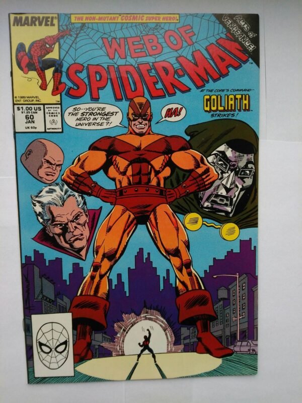 Komiks Web of Spiderman 60 January 1990
