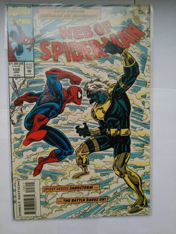 Komiks Web of Spiderman 108 January 1994