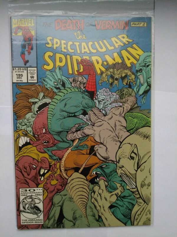 Komiks Spectacular Spiderman 195 December 1992 Death of Vermin