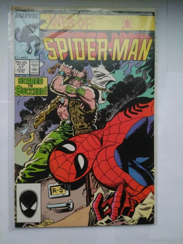 Komiks Web of Spiderman 27 June 1987