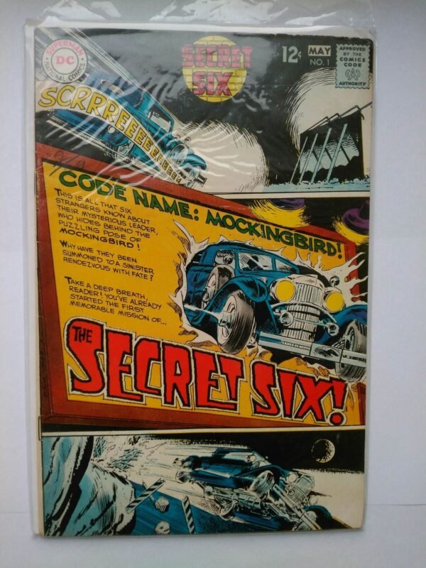 Komiks Secret Six 1 May 1968 1st App and Origin