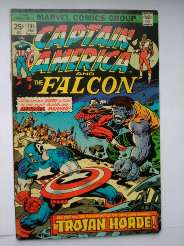 Komiks Captain America 194 Feb 1976 Jack Kirby