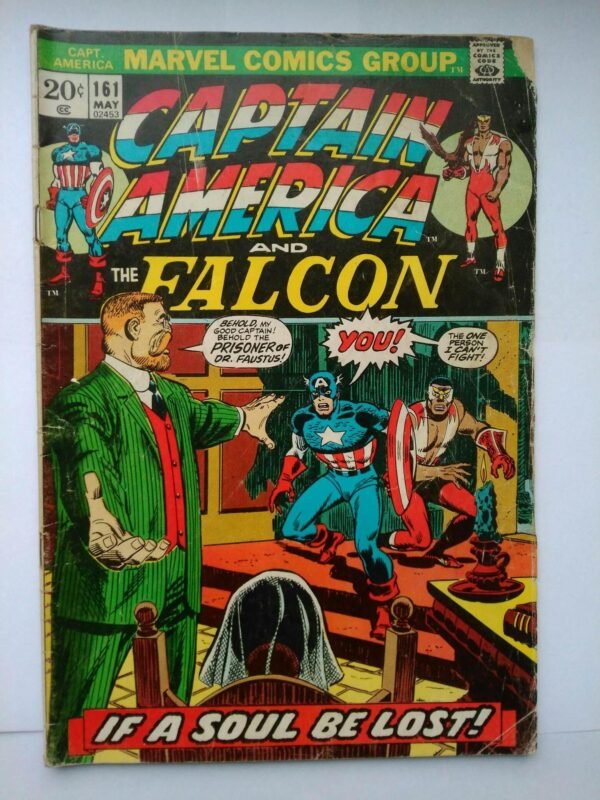 Komiks Captain America 161 May 1973 1st App Peggy Carter